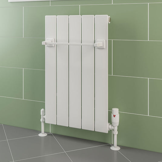 Eastbrook 600mm Square Magnetic Towel Hanger Gloss White | 101.0073