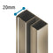 Eastbrook 6mm Extension Profile 1 Piece Brushed Brass | 49.3001