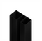 Eastbrook 8mm Corniche Sliders Extension Profile (1 Piece) Matt Black | 49.6041