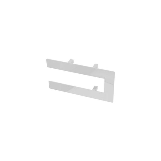 Eastbrook Addington Double Flat Style Towel Hanger 292mm Gloss White | 91.0099