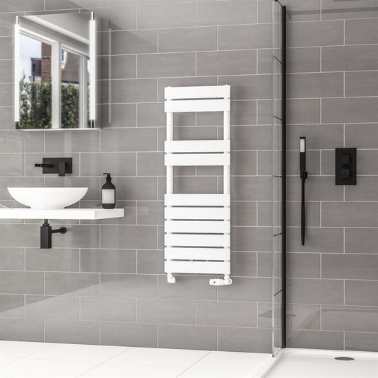 Eastbrook Addington II Towel Rail Type 10 1110mm x 400mm Gloss White | 62.0255