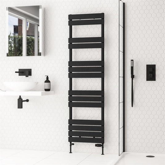 Eastbrook Addington II Towel Rail Type 10 1750mm x 500mm Matt Black | 62.0277
