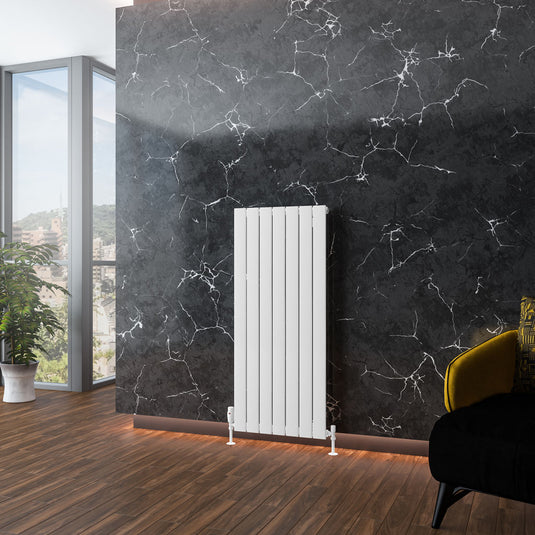 Eastbrook Addington Type 10 1200 x 514mm Aluminium Radiator Gloss White | 86.0364