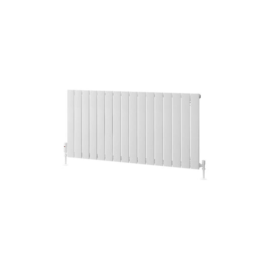 Eastbrook Addington Type 10 600 x 1180mm Aluminium Radiator Gloss White | 86.0358