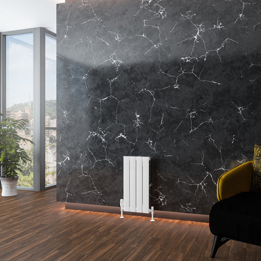 Eastbrook Addington Type 10 600 x 292mm Aluminium Radiator Gloss White | 86.0350