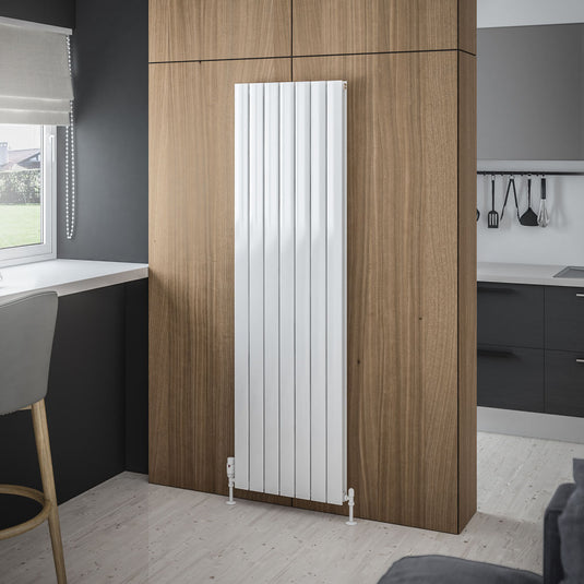 Eastbrook Addington Type 20 1800 x 440mm Aluminium Radiator Gloss White | 86.0409