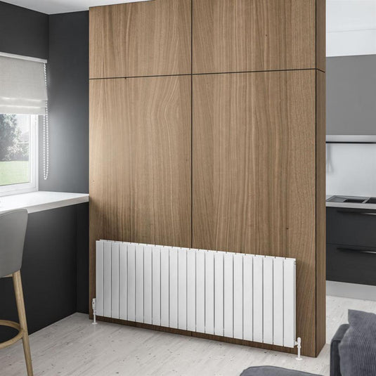 Eastbrook Addington Type 20 600 x 1624mm Aluminium Radiator Gloss White | 86.0517
