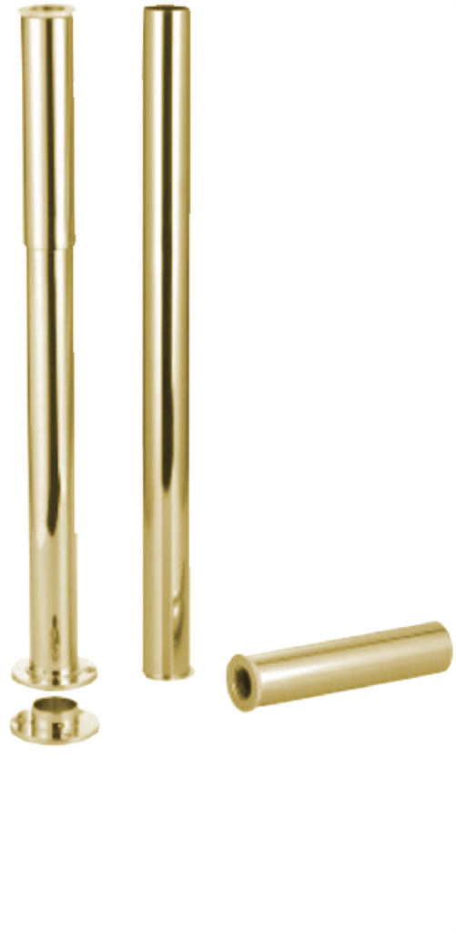 Eastbrook Adjustable Stand Pipes Concealing Water Supply Brushed Brass | 98.0044