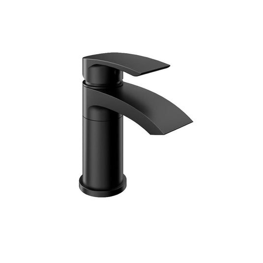 Eastbrook Alveston Mini Swivel Basin Tap with Waste Matt Black | 93.1049