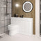 Eastbrook Arda 600mm Door Base Vanity Unit (RH) High Gloss White | 37.2090