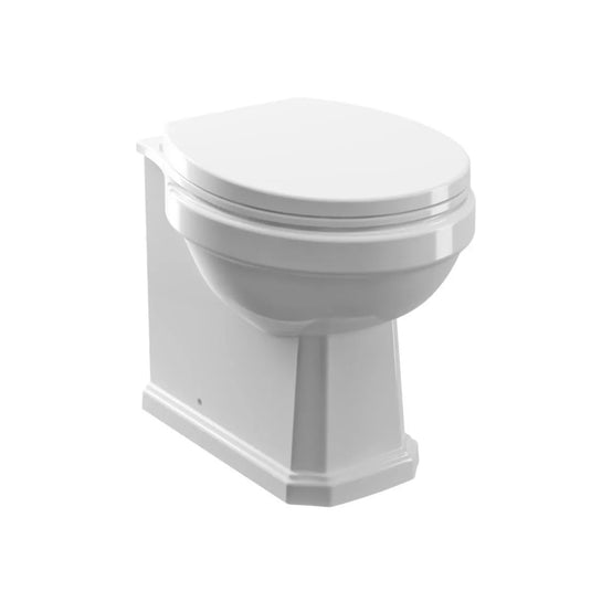 Eastbrook Ashcombe Back To Wall WC Pan White | 63.0020 - Envy Bathrooms Ltd