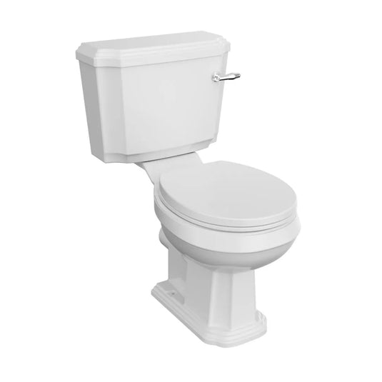 Eastbrook Ashcombe Cistern With Lever Flush Fittings White | 63.0019 - Envy Bathrooms Ltd