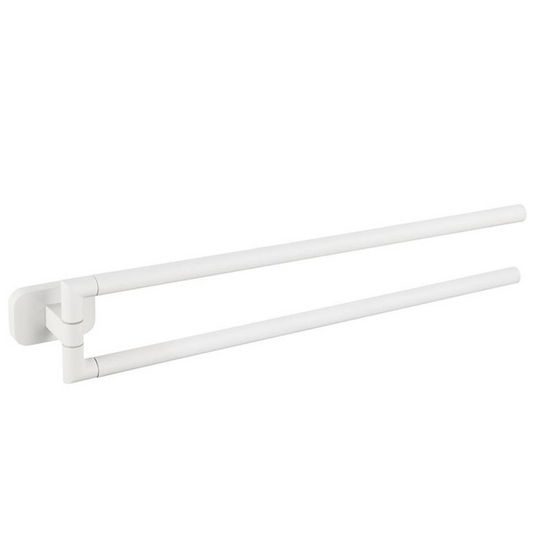 Eastbrook Asti 406mm Double Split Rail Matt White | 52.476