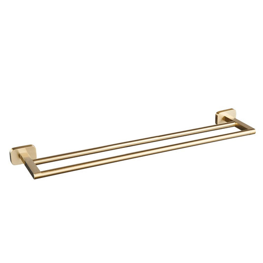 Eastbrook Asti 500mm Double Towel Rail Brushed Brass | 52.455