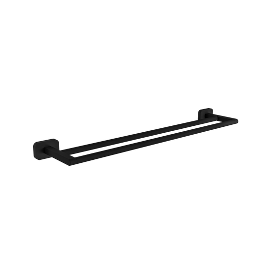 Eastbrook Asti 600mm Double Towel Rail Matt Black | 52.435