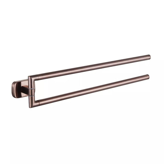 Eastbrook Asti Double Split Rail Towel Holder Brushed Bronze | 52.496 - Envy Bathrooms Ltd