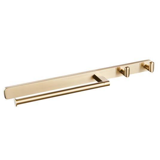 Eastbrook Asti Towel Ring and Double Hook Brushed Brass | 52.441
