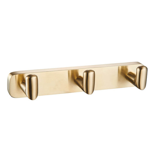Eastbrook Asti Triple Robe Hook Brushed Brass | 52.458