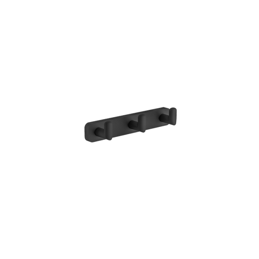 Eastbrook Asti Triple Robe Hook Matt Black | 52.438