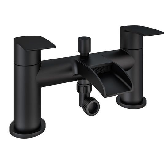 Eastbrook Aston Bath Shower Mixer Tap with Handset Black | 79.1012