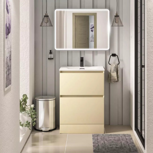 Eastbrook Badbury 60cm Floorstanding Drawer Vanity Unit Sahara | 72.0035 - Envy Bathrooms Ltd