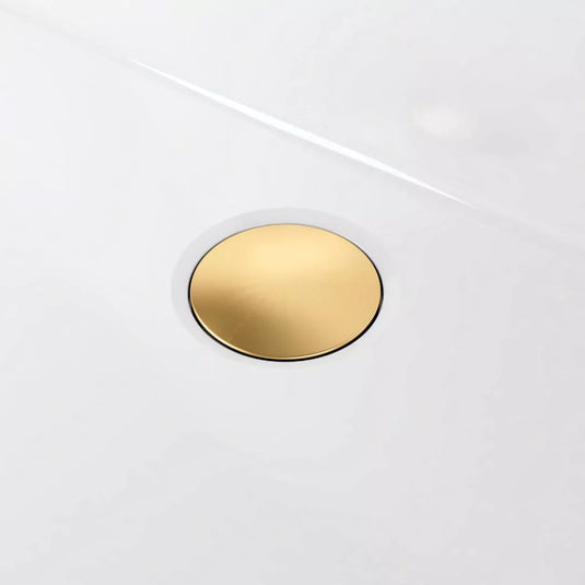 Eastbrook Bath Waste Cover for Freestanding Baths Brushed Brass | 33.0068 - Envy Bathrooms Ltd