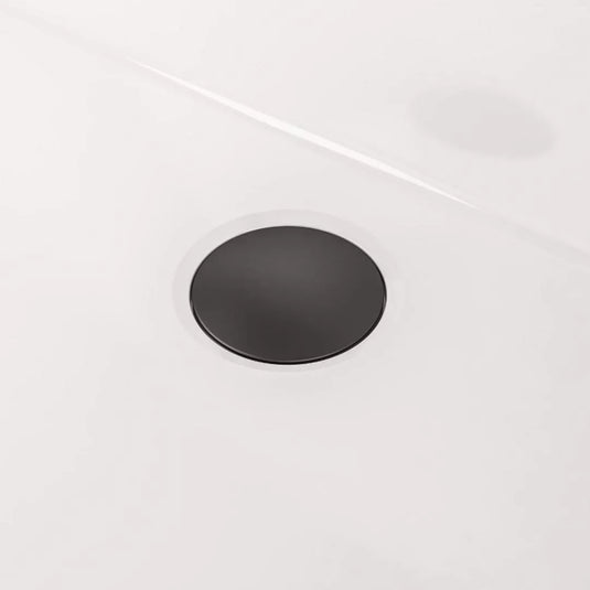Eastbrook Bath Waste Cover for Freestanding Baths Matt Black | 33.0067 - Envy Bathrooms Ltd