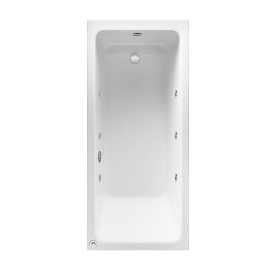 Eastbrook Beauforte Portland Single Ended 1700 x 750mm 6‑Jet Whirlpool Bath White | 42.2003