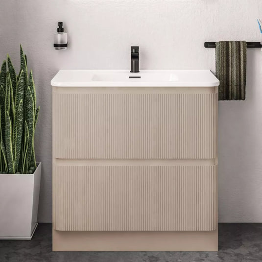 Eastbrook Belice 60cm Floorstanding Drawer Vanity Unit Cashmere Gloss | 37.2098 - Envy Bathrooms Ltd