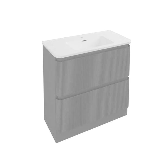 Eastbrook Belice 80cm Floorstanding Drawer Vanity Unit Matt Grey | 37.2100 - Envy Bathrooms Ltd