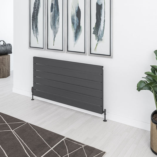 Eastbrook Berkeley 603 x 1200mm Aluminium Radiator Matt Anthracite | 89.0730