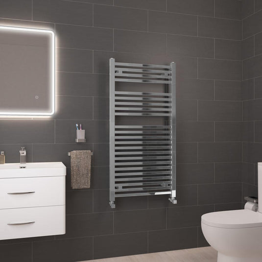 Eastbrook Biava 1200 x 600mm Square Towel Rail Chrome | 41.0116