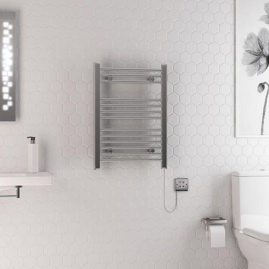 Eastbrook Biava Dry Element Towel Rail 700 x 500mm Chrome | 47.0001