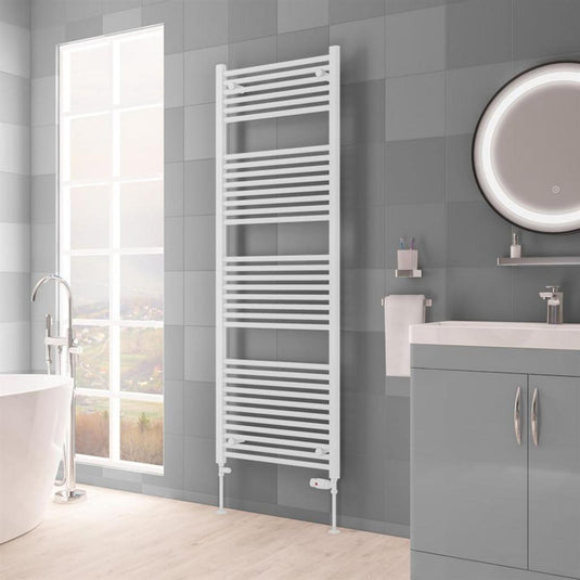 Eastbrook Biava Multirail HV Straight 1720mm x 600mm Matt White | 61.0122