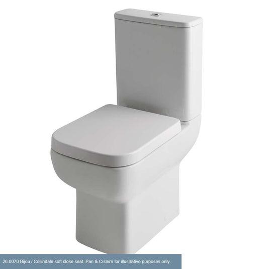 Eastbrook Bijou / Collindale Soft Close Seat White | 26.0070