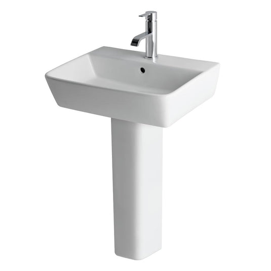 Eastbrook Bijou/Collindale Pedestal For 550mm Basin | White | 26.0077