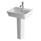 Eastbrook Bijou/Collindale Pedestal For 550mm Basin | White | 26.0077
