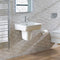 Eastbrook Bijou/Collindale Semi Pedestal For 550mm Basin | White | 26.0085