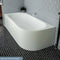 Eastbrook Biscay J‑Shape Front Bath Panel 1600 x 725mm White | 42.5003
