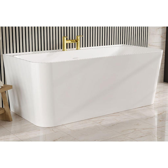 Eastbrook Brockland Square 1600 x 750mm Freestanding Bath Gloss White | 33.0060