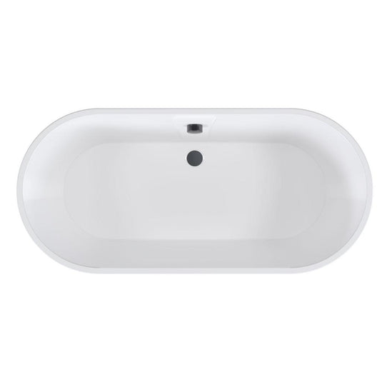 Eastbrook Bromley 1590 x 750mm Freestanding Bath Gloss White | 33.0062