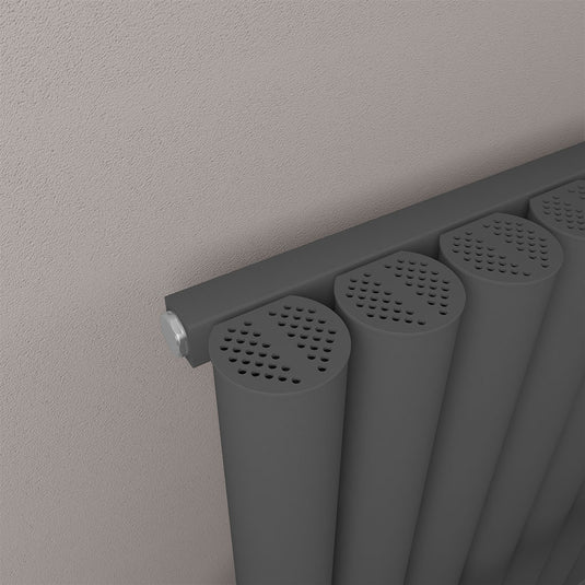 Eastbrook Burford 1800 x 345mm Aluminium Radiator Matt Anthracite | 89.0244