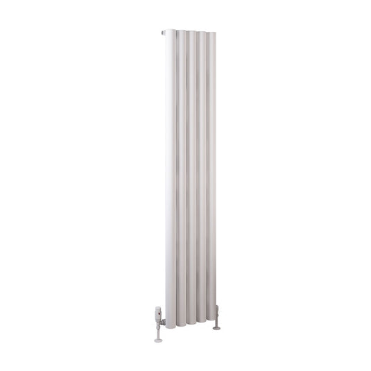 Eastbrook Burford 1800 x 345mm Aluminium Radiator Matt White | 89.0235