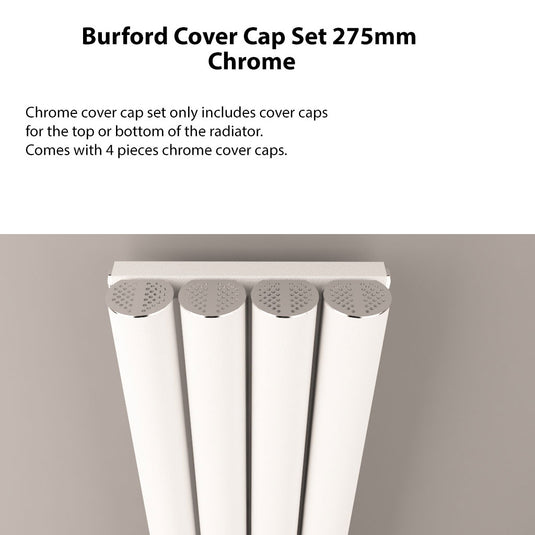 Eastbrook Burford 275mm Cover Cap Set Chrome | 89.0403