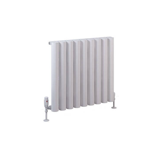 Eastbrook Burford 600 x 625mm Aluminium Radiator Matt White | 89.0230