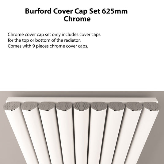 Eastbrook Burford 625mm Cover Cap Set Chrome | 89.0407