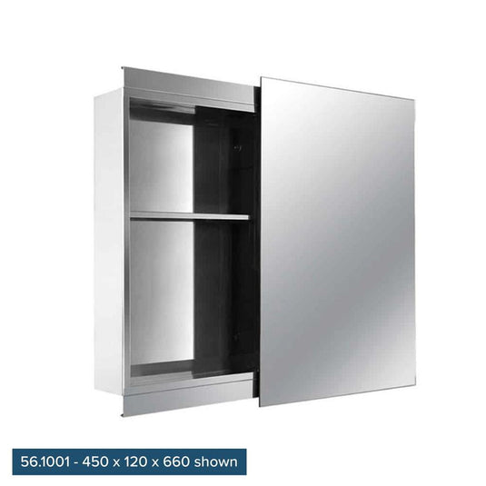 Eastbrook Cabinet Mirror 250 x 120 x 660 Chrome | 56.1002