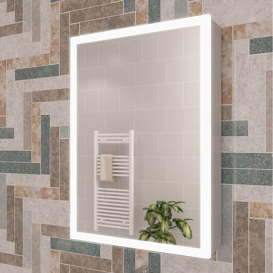 Eastbrook Cassio 500 x 700mm 1 Door LED Mirror Chrome | 40.1022