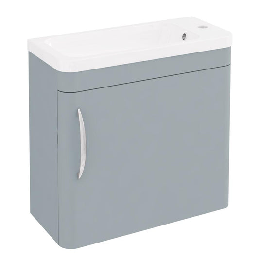 Eastbrook Cavone 500mm Single Door Wall Hung Vanity Unit Matt Grey | 36.0080