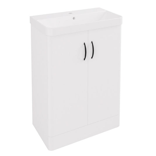 Eastbrook Cavone II 600 x 350mm Door Base Vanity Unit White | 37.1005
